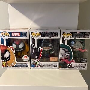 Funko Pop! Marvel Venomized Figures Set